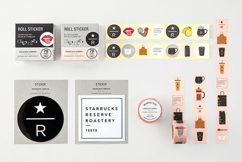 Starbucks Reserve Roastery Tokyo Exclusive Traveler's Notebook Stickers Starbucks Reserve Roastery Tokyo Exclusive Traveler's Notebook Stickers